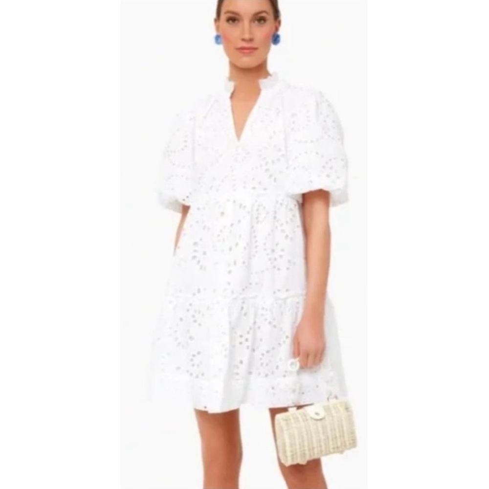 Tuckernuck Palmer White Eyelet Dress